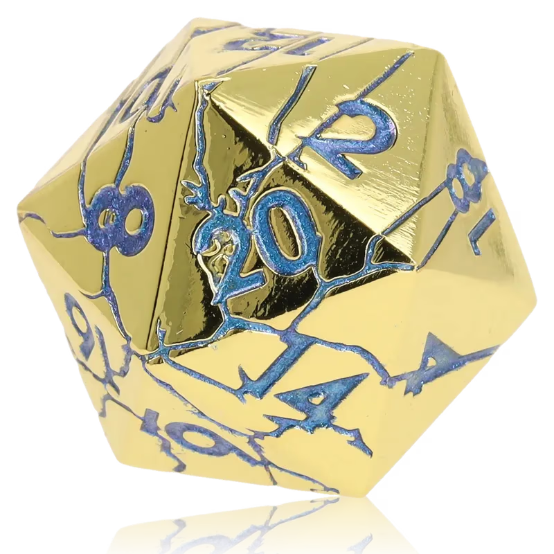 Divinity Unbound Metal RPG Dice Set