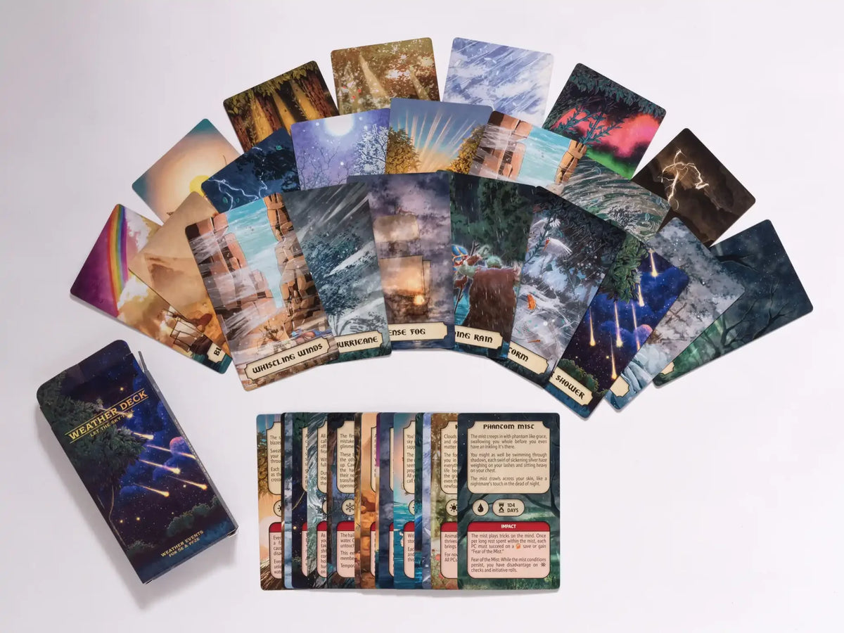 Into the Wild: Weather & Events Card Deck