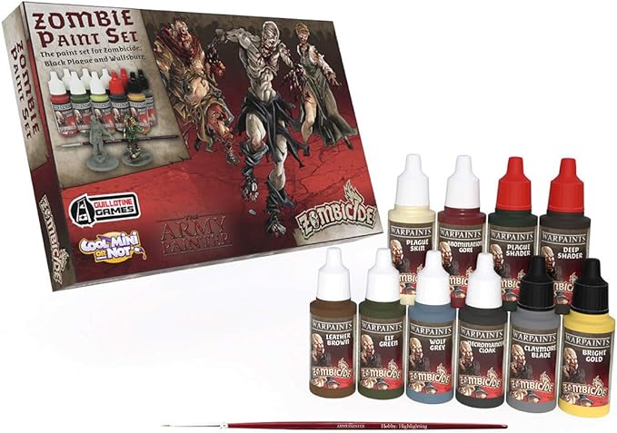 Warpaints Zombicide Black Plague Paint Set