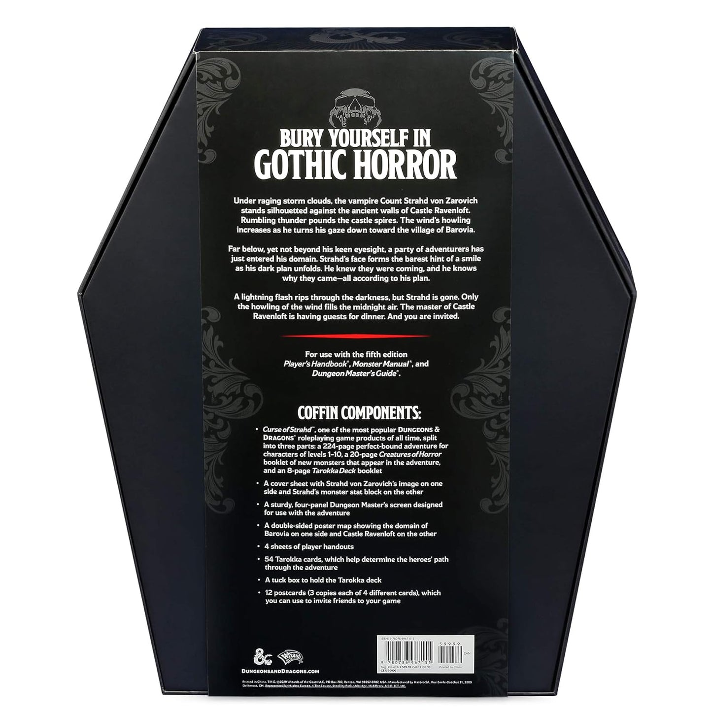 Dungeons & Dragons RPG Box Set Curse of Strahd: Revamped
