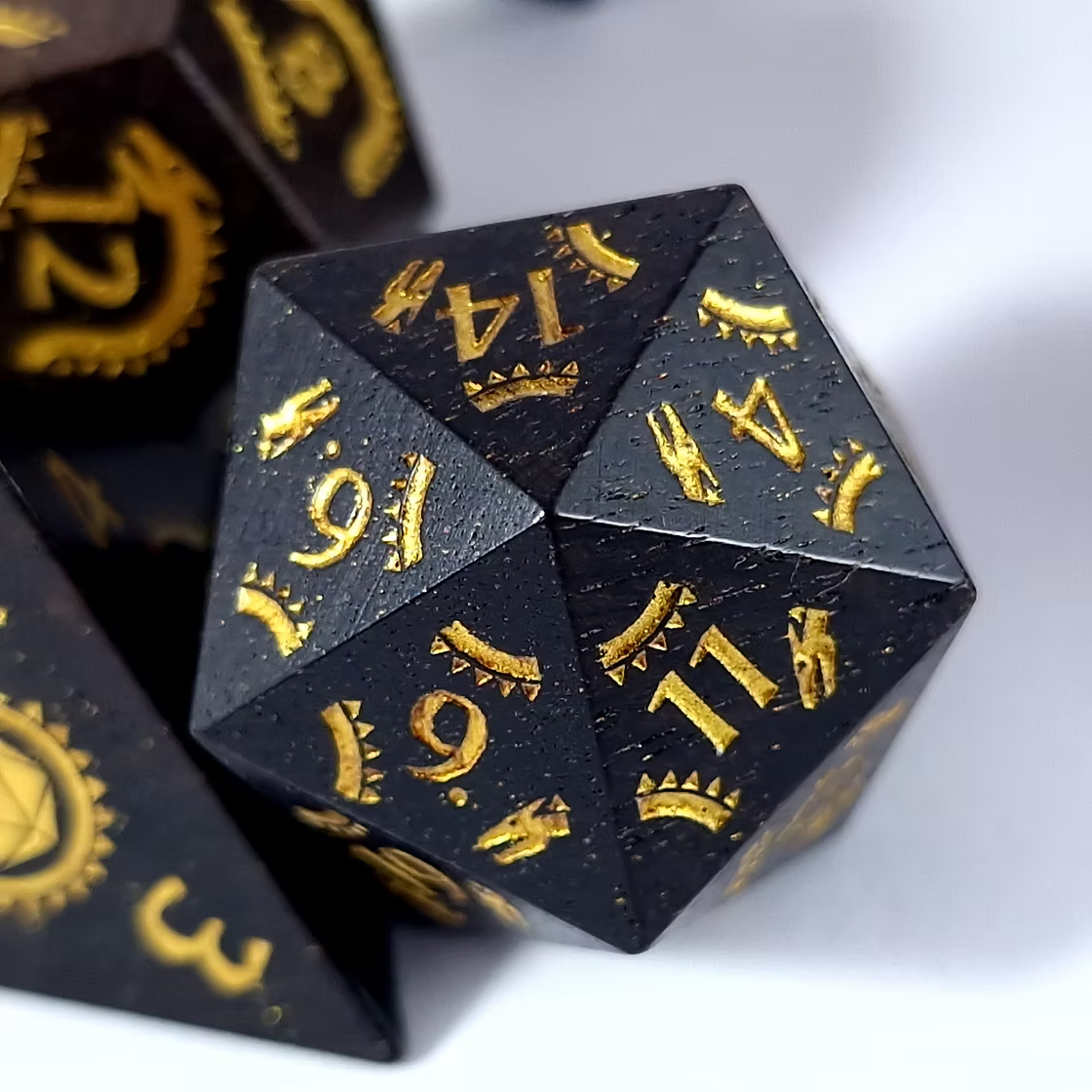 Protectors Calling. African Black Wood Dice