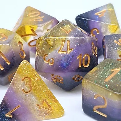Pride Dice - Nonbinary flag