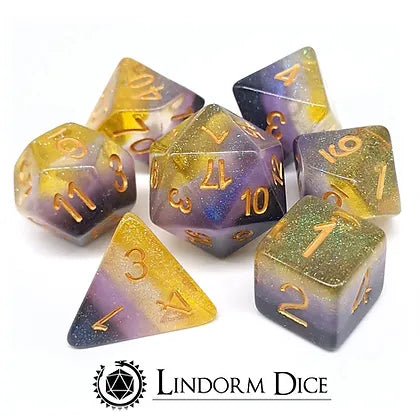 Pride Dice - Nonbinary flag