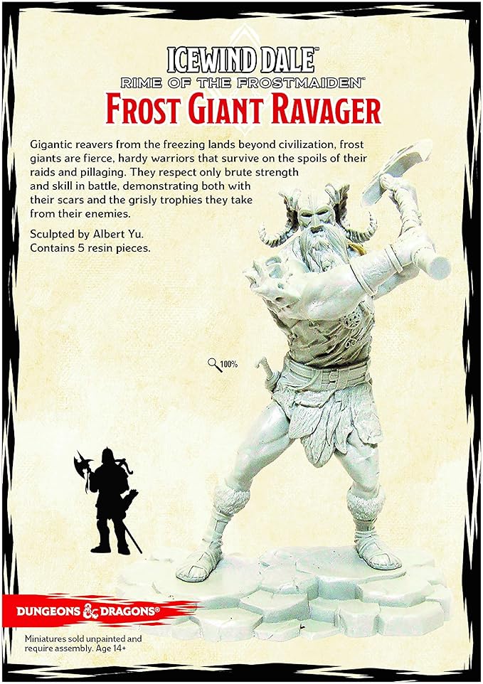 Icewind Dale: Rime of the Frostmaiden" - Frost Giant Ravager