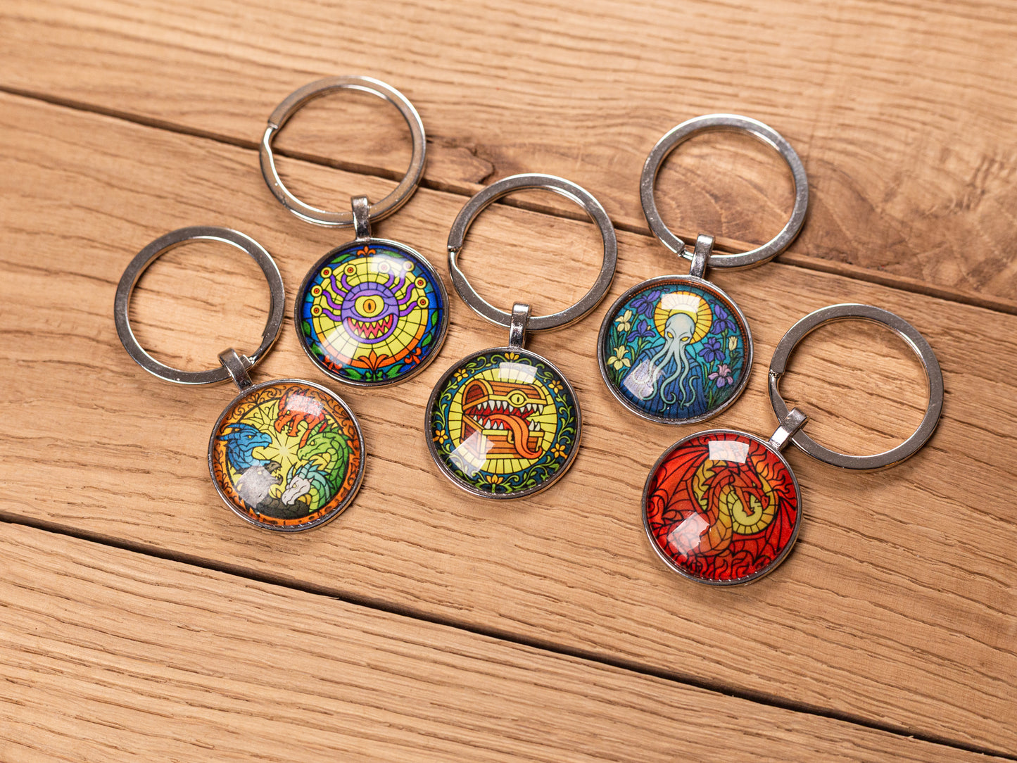 Red Dragon Keychain