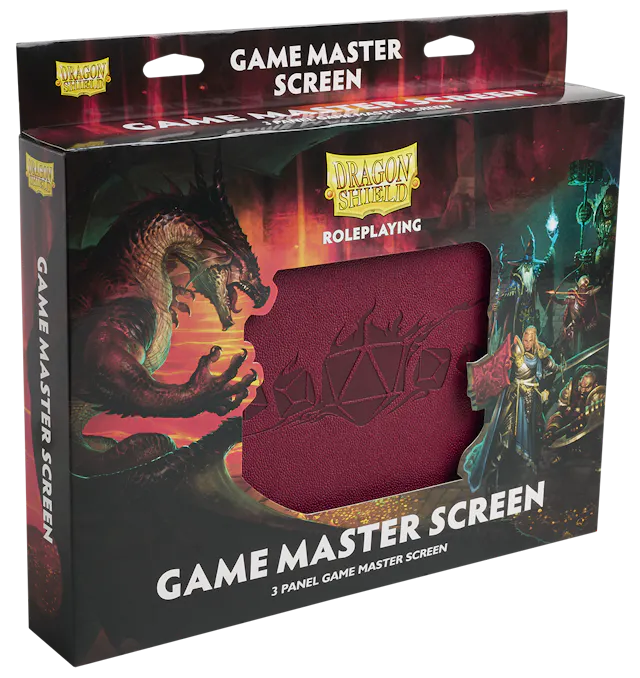 Dragon Shield Roleplaying GM Screen Blood Red