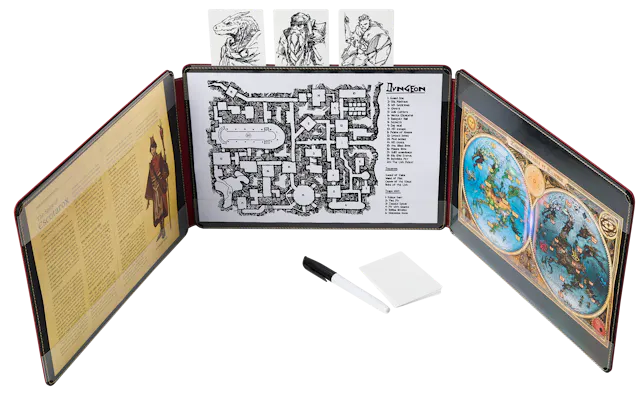 Dragon Shield Roleplaying GM Screen Blood Red