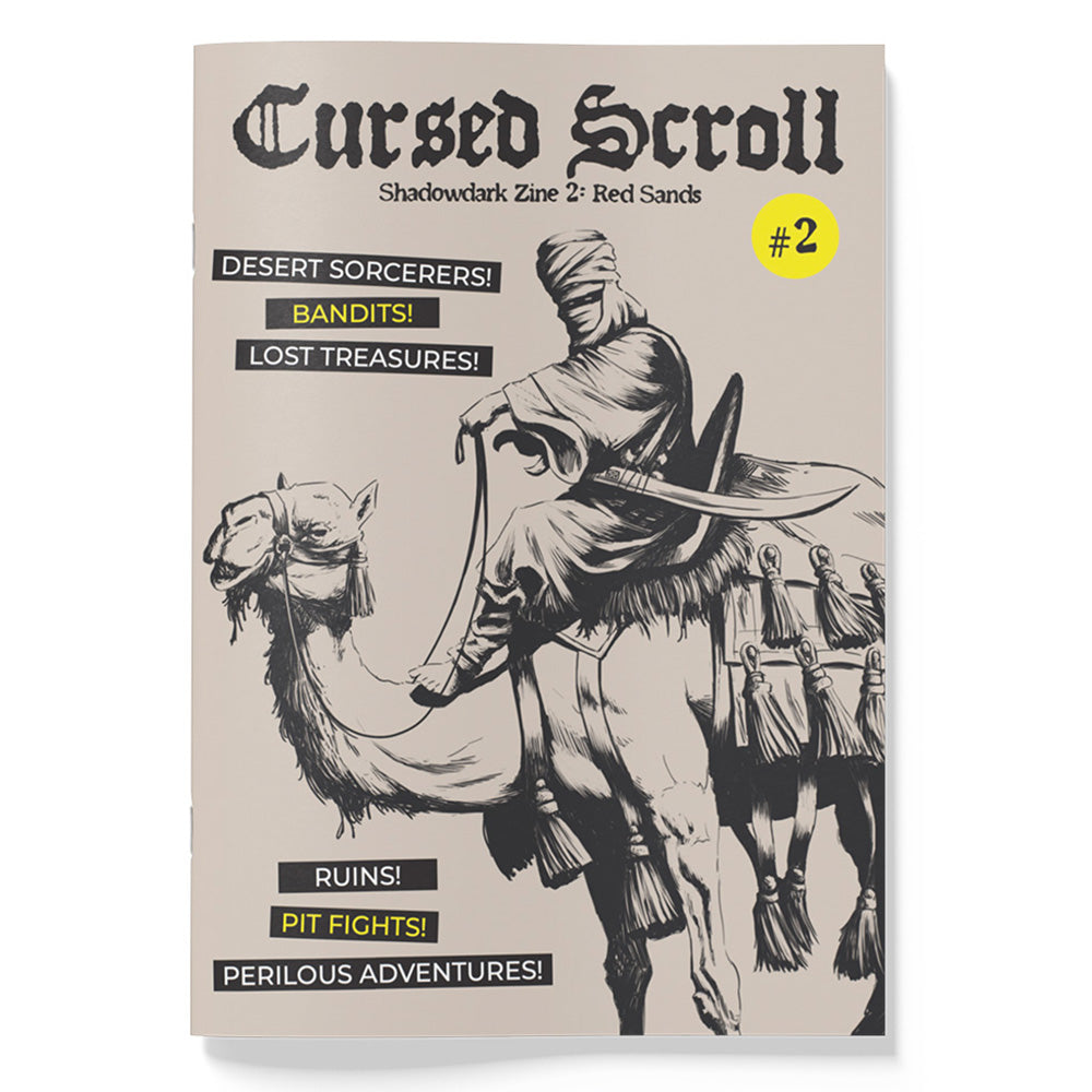 Shadowdark Cursed Scroll Zine, Vol. 2: Red Sands