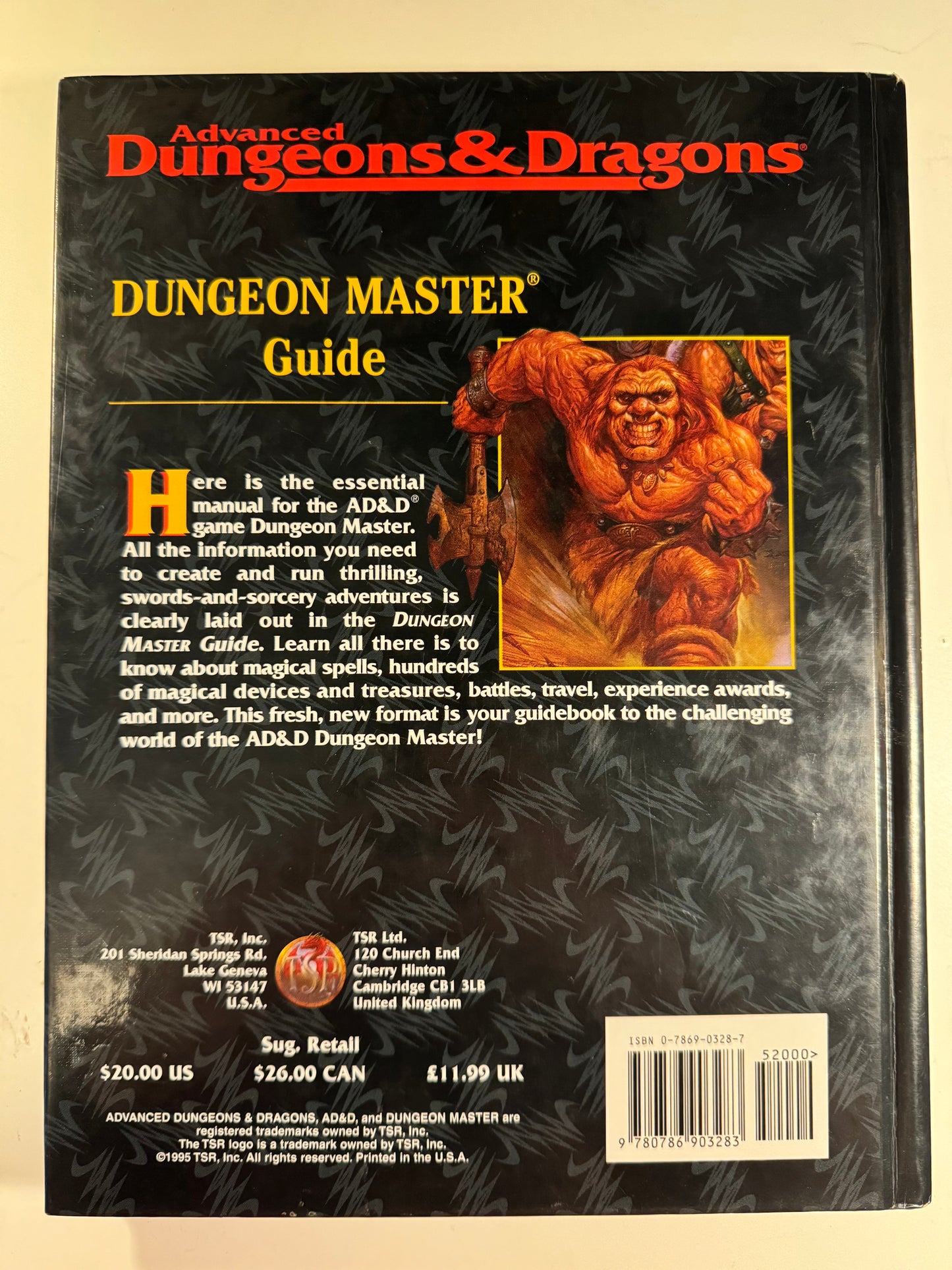 Advanced Dungeons & Dragons Dungeon Master Guide (2nd Edition) 1995