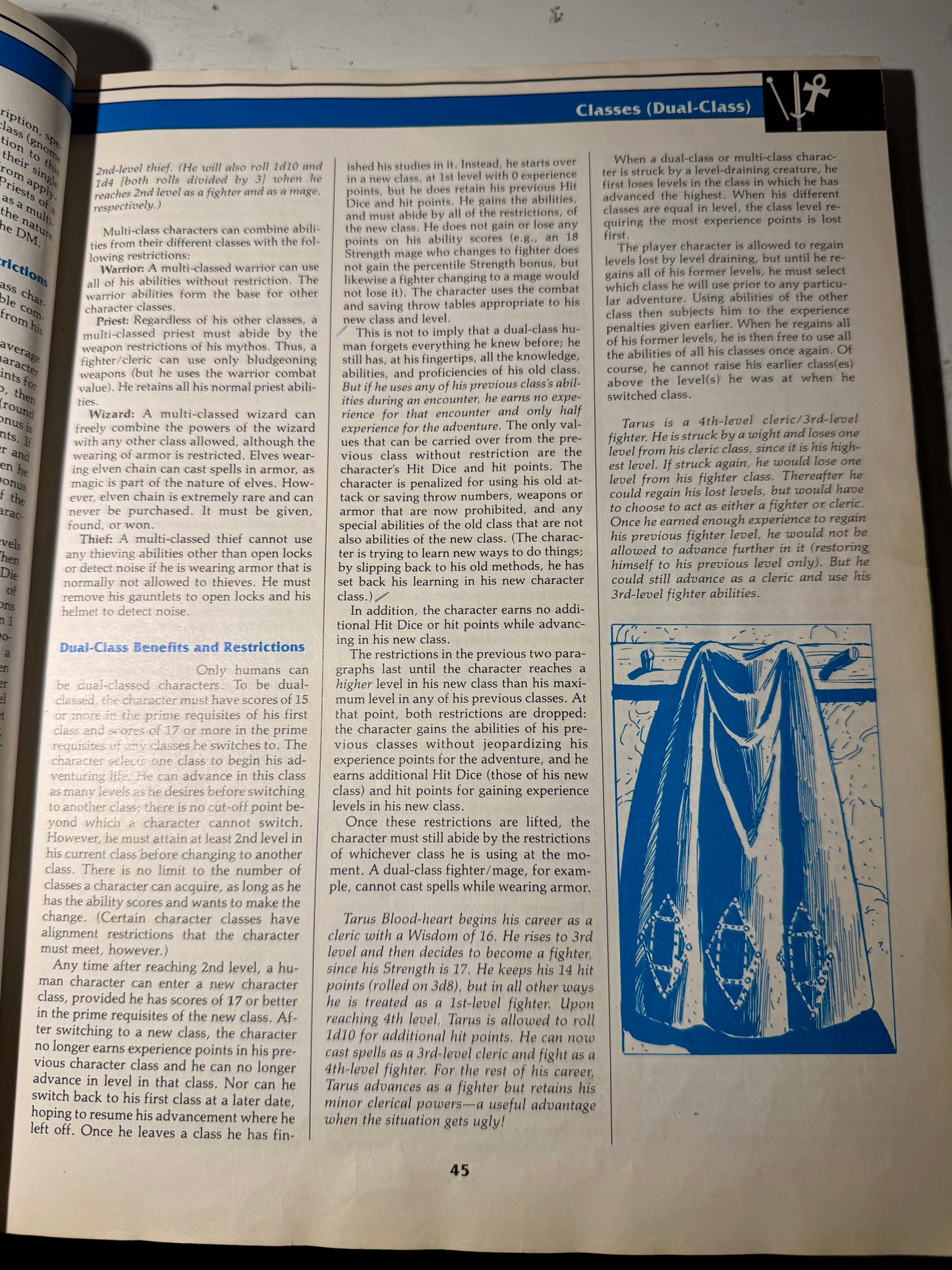 Advanced Dungeons and Dragons Player´s Handbook (2nd Edition) 1989
