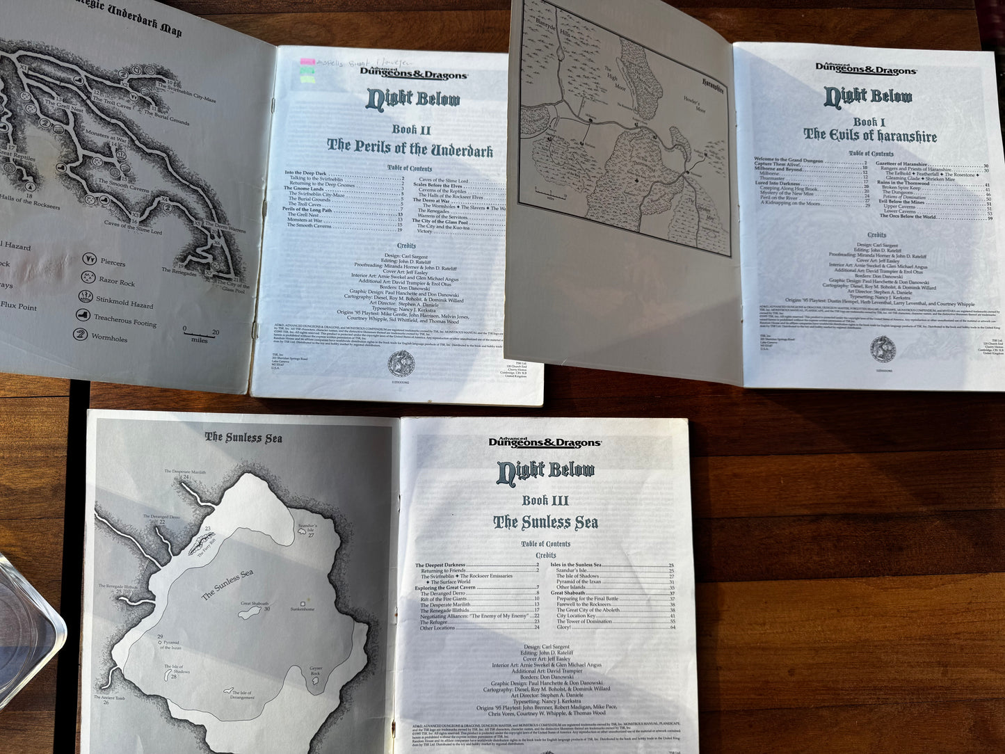 Night Below: An Underdark Campaign boxed set (1995) AD&D 2nd Edition