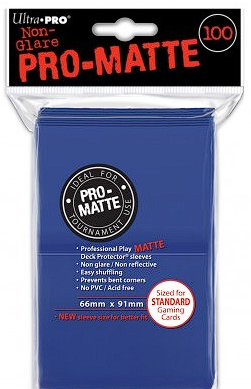 Pro Matte Standard Sleeves Bleu 100ct