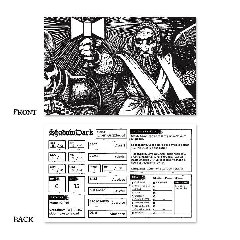 Shadowdark RPG Game Master Quickstart Set