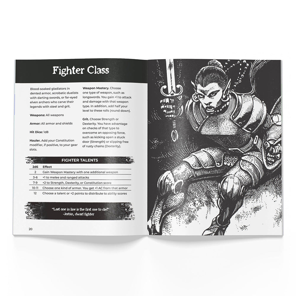 Shadowdark RPG Player Quickstart Zine