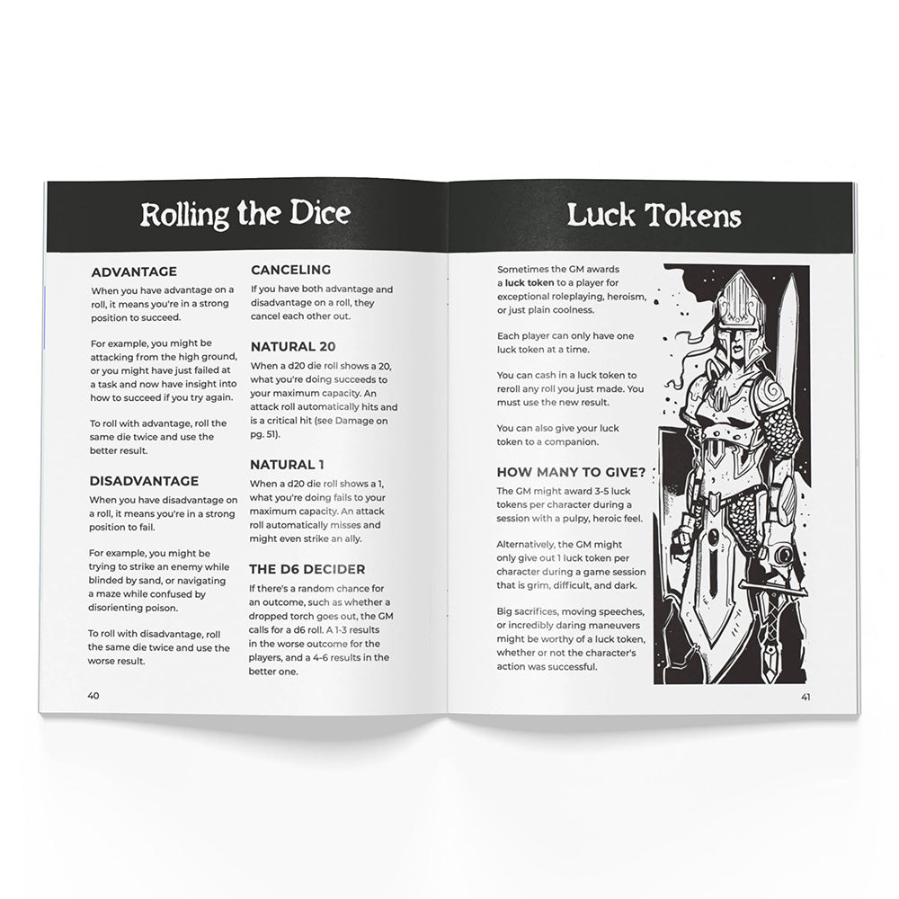 Shadowdark RPG Player Quickstart Zine
