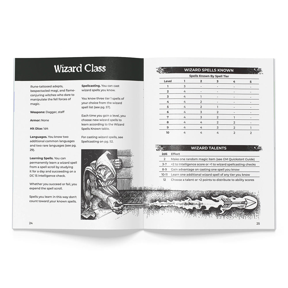 Shadowdark RPG Player Quickstart Zine