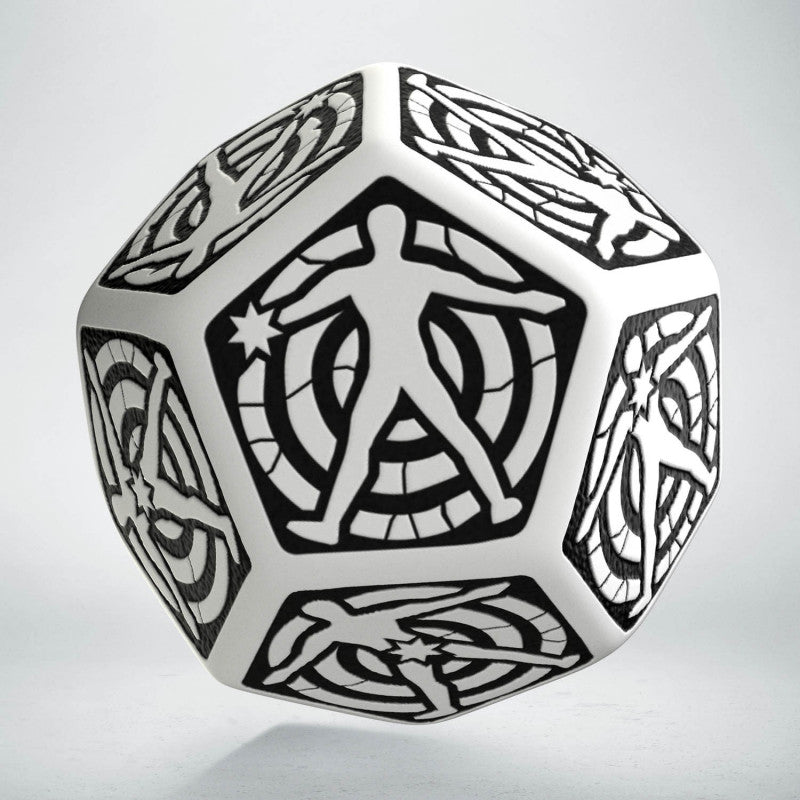 D12 Black & white Hit Location die