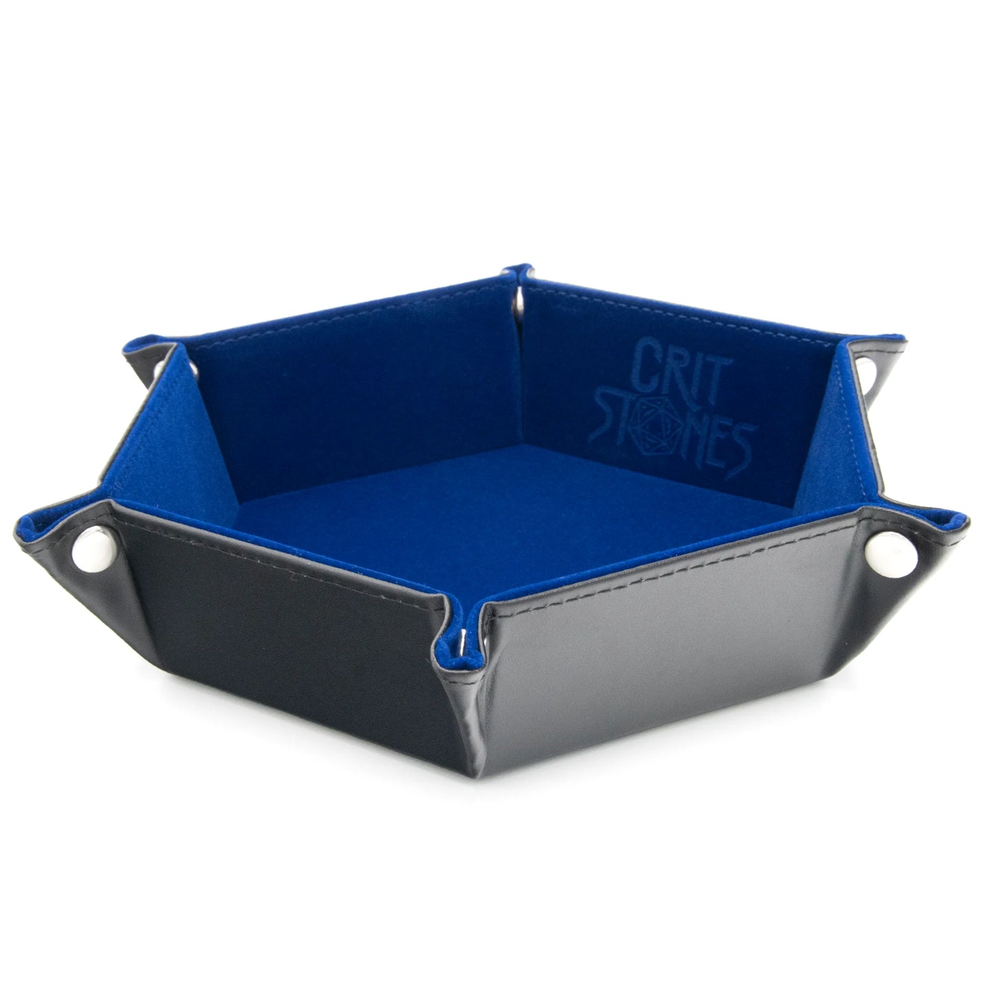 CritStones Foldable Dice Tray - Blue