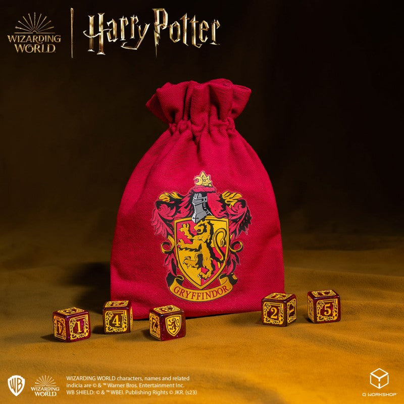 Harry Potter. Gryffindor Dice & Pouch