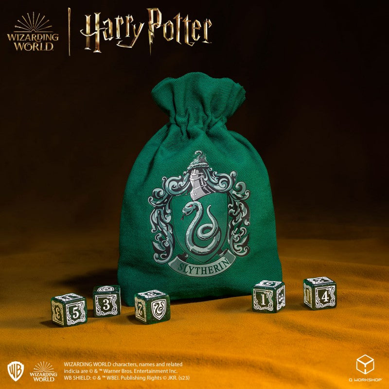 Harry Potter. Slytherin Dice & Pouch