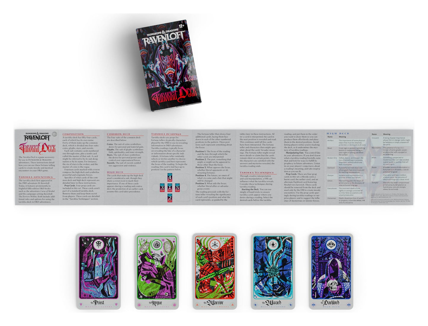 Dungeons & Dragons RPG Ravenloft: The Horrors Within: Tarokka Deck
