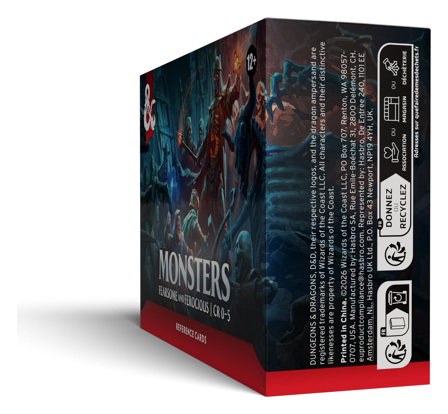 Dungeons & Dragons RPG Reference Cards: Monsters. Fearsome and Ferocious