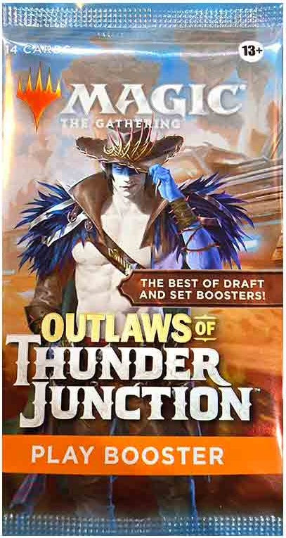 Magic the Gathering Outlaws of Thunder Junction Play Booster Pack. Dungeons Consulting Magic the Gathering Outlaws of Thunder Junction Play Booster Pack. Dungeons Consulting