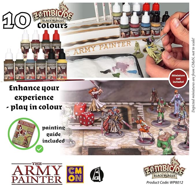 Warpaints Zombicide Black Plague Paint Set