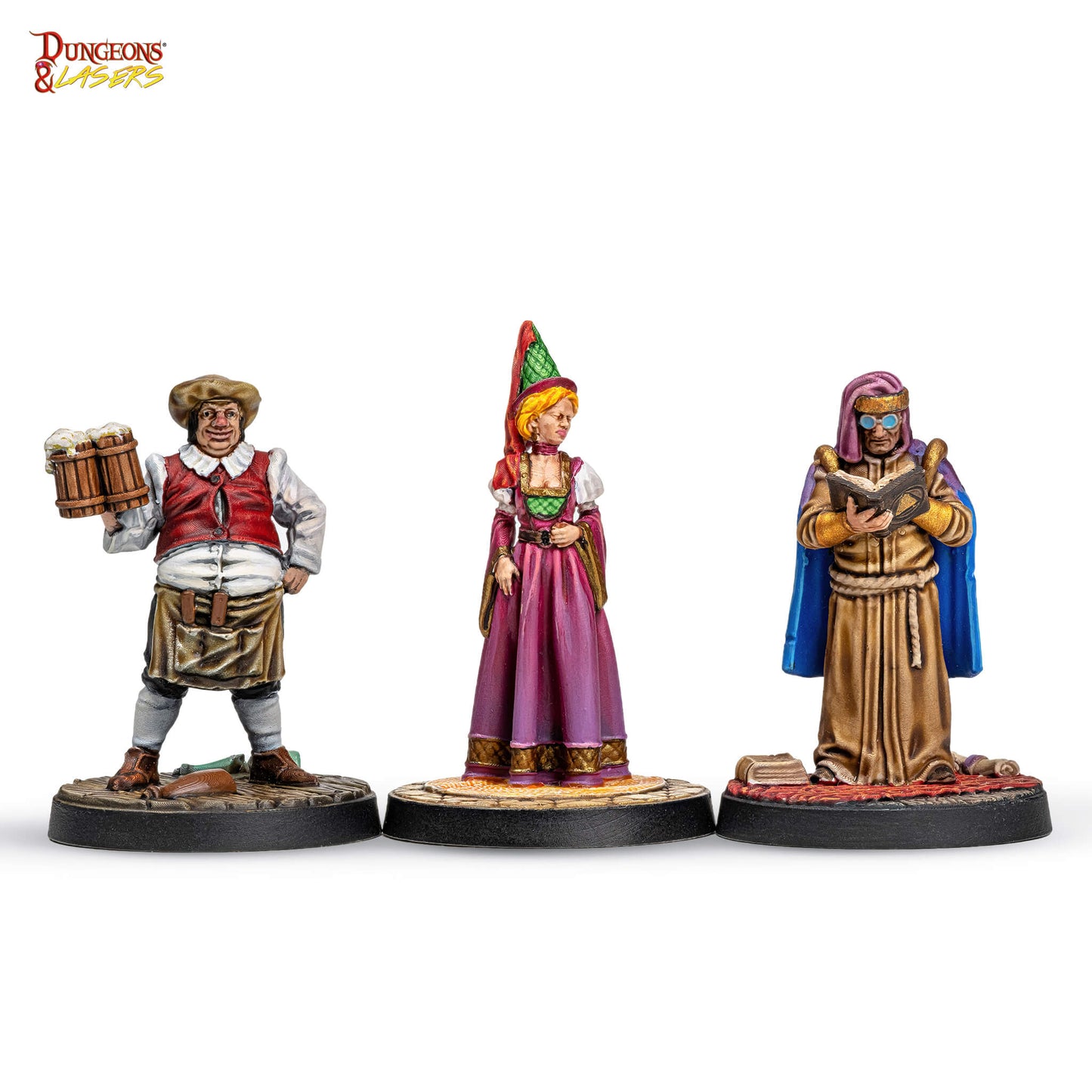 Dungeons & Lasers: Townsfolk Miniature Pack