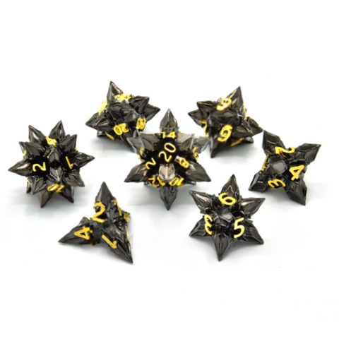Royal Bane Metal RPG Dice Set