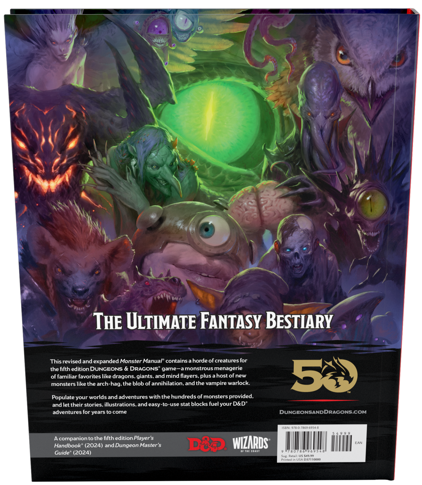 Dungeons & Dragons RPG Monster Manual 2024