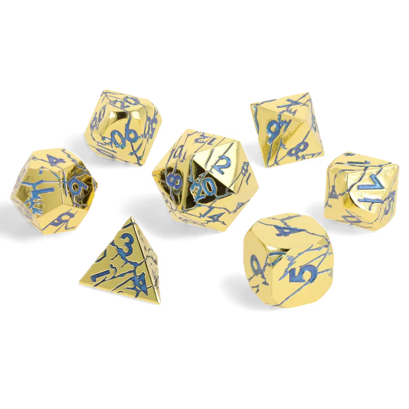 Divinity Unbound Metal RPG Dice Set