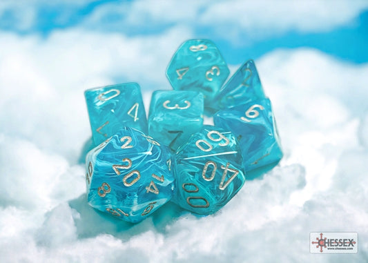Cirrus® Polyhedral Aqua/silver 7-Die Set