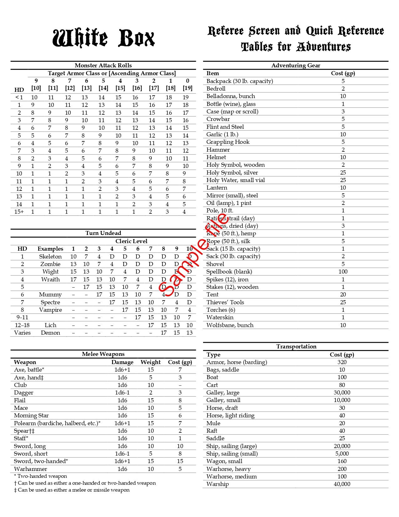 White Box: Fantastic Medieval Adventure Game