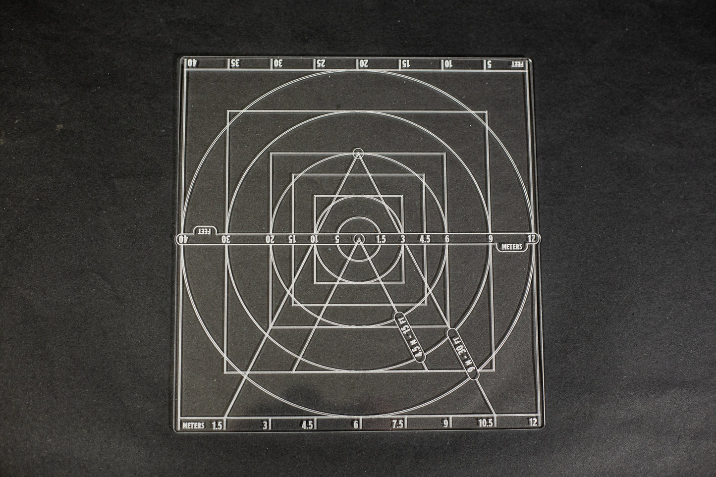 Acrylic AoE Spell Template