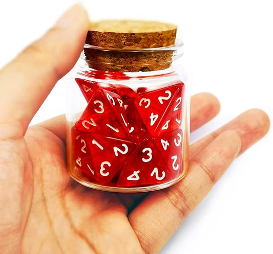 D4 Dice 20pcs Healing Potion Bottle