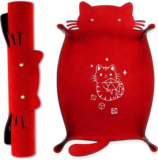 Red Cat Dice Tray