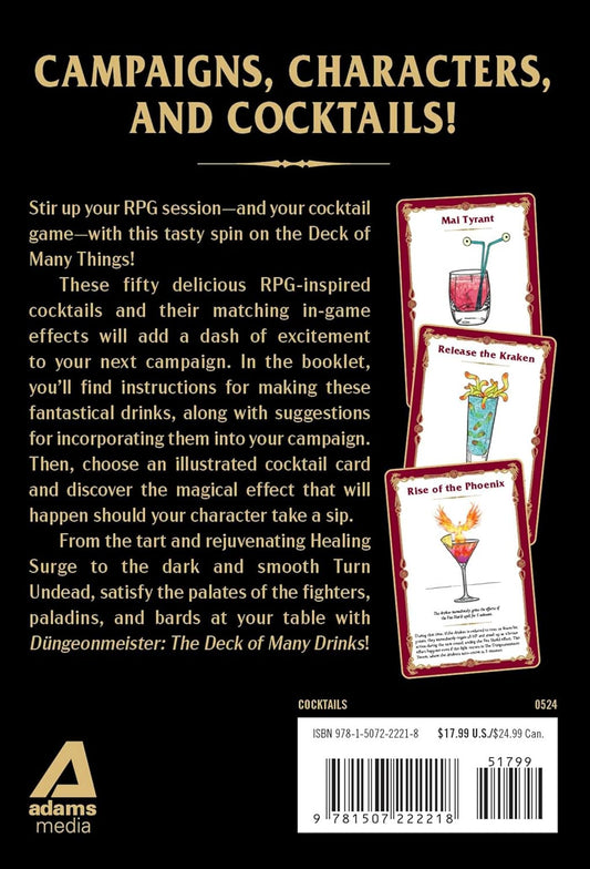The Deck of Many Drinks: The RPG Cocktail Recipe Deck with Powerful Effects!