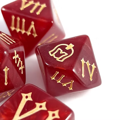 Roman Numbers Red
