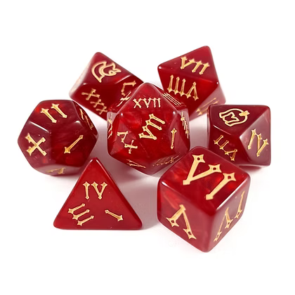 Roman Numbers Red