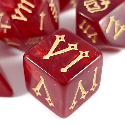 Roman Numbers Red