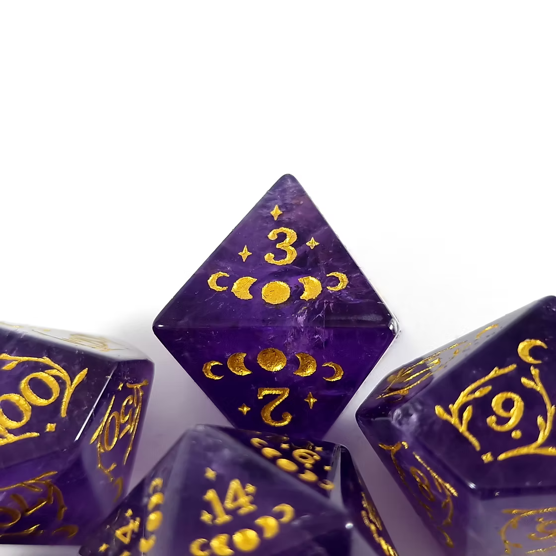 Disas Heart. Amethyst Dice