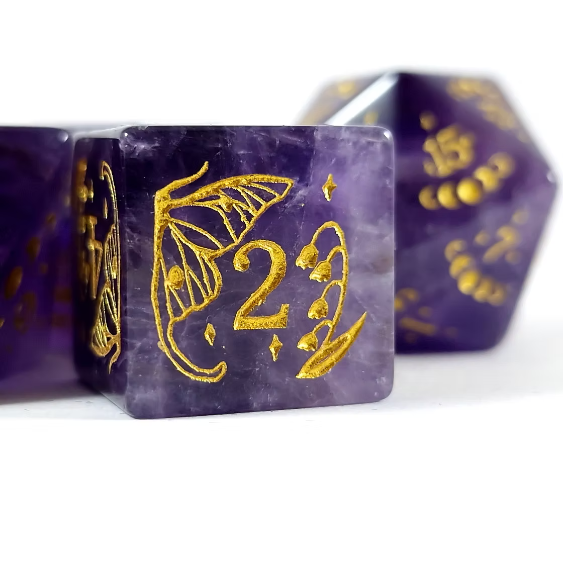Disas Heart. Amethyst Dice