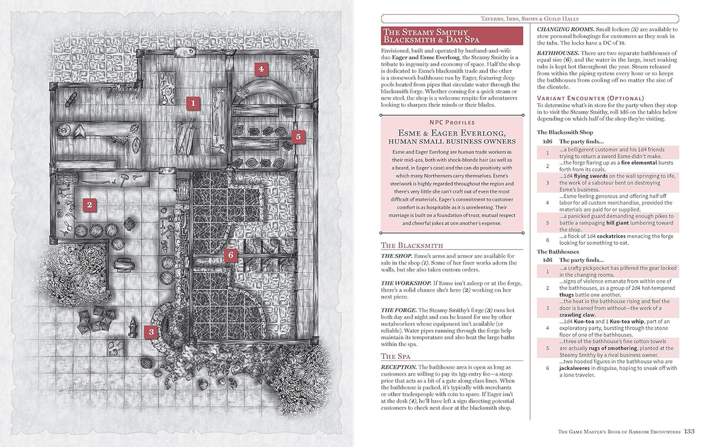 The Game Master's Book of Random Encounters: 500+ Customizable Maps, Tables and Story Hooks