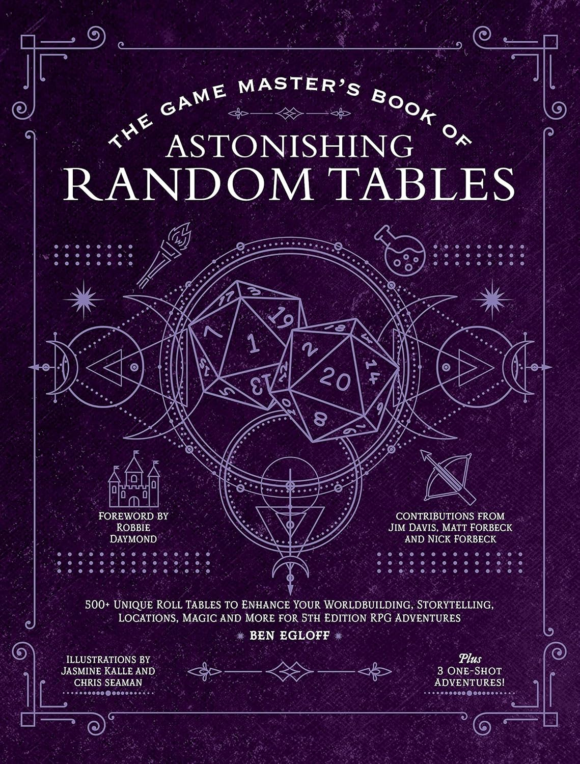 The Game Master's Book of Astonishing Random Tables: 300+ Unique Roll Tables to Enhance Your Worldbuilding, Storytelling, Locations, Magic and More