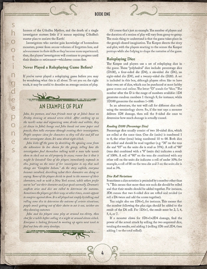 Call of Cthulhu 40th Anniversary Starter Set