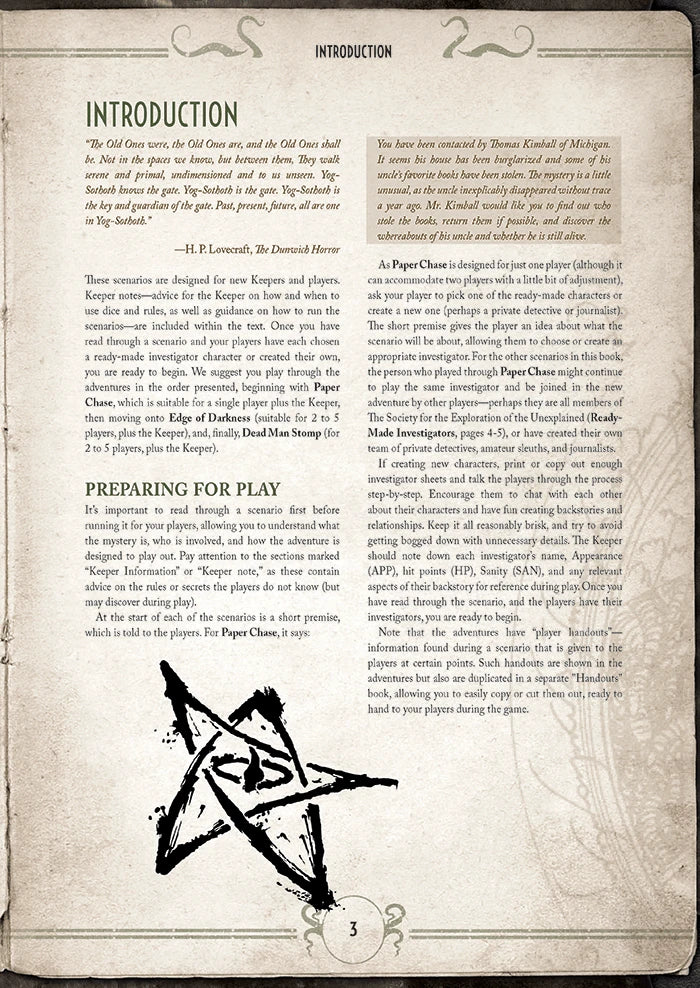Call of Cthulhu 40th Anniversary Starter Set