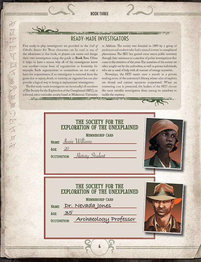 Call of Cthulhu 40th Anniversary Starter Set