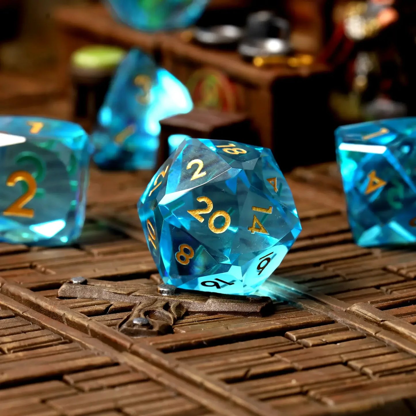 Crysalix Sharp Edge Resin RPG Dice Set