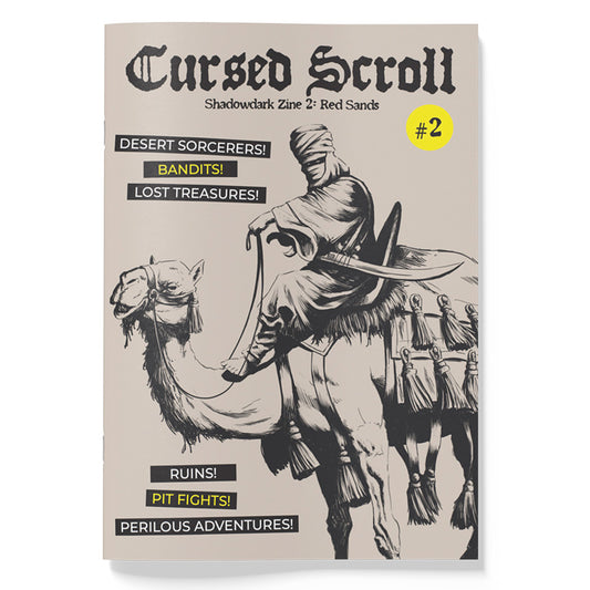 Shadowdark Cursed Scroll Zine, Vol. 2: Red Sands